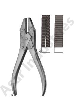 Wire Holding forceps, Flat-nosed Pliers,